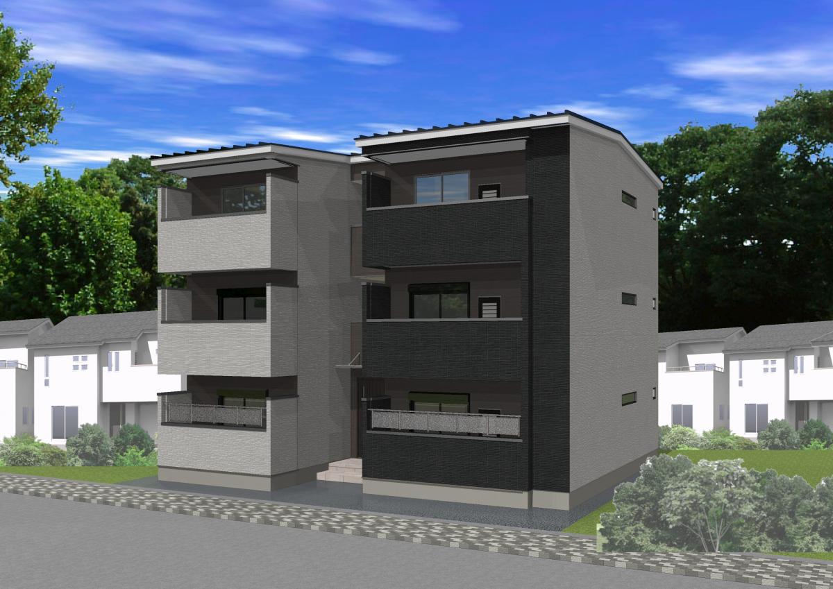 収益事業マンションのクリエオーレ南津の辺町が竣工しました。