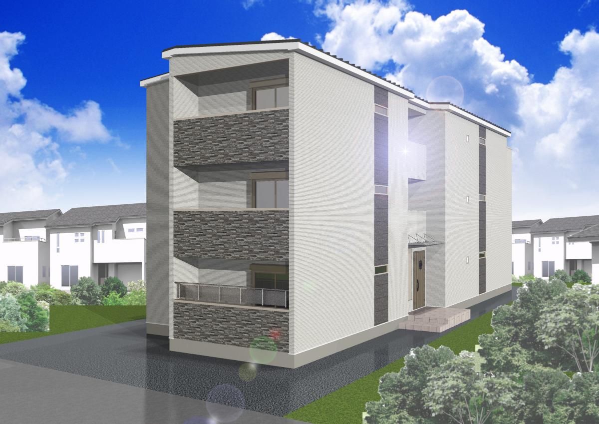 収益事業マンションのクリエオーレ誉田が竣工しました。