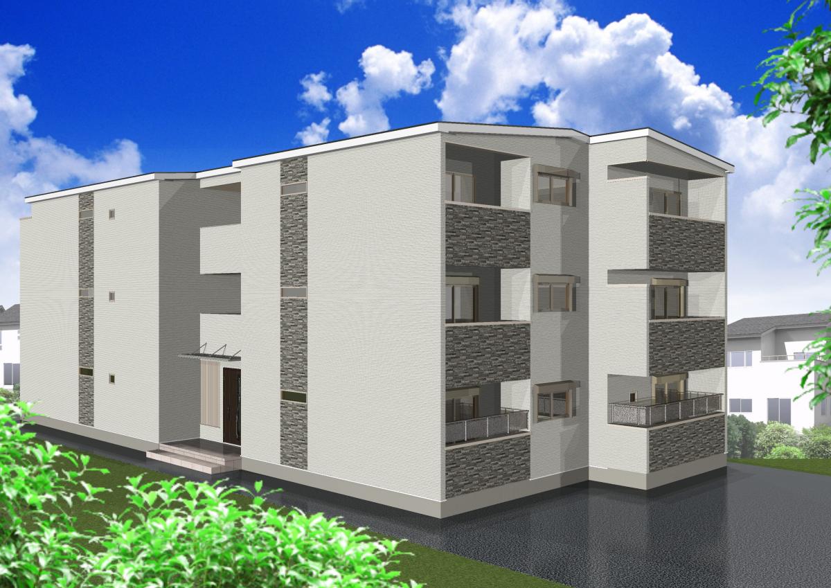 収益事業マンションのクリエオーレ大庄北が竣工しました。